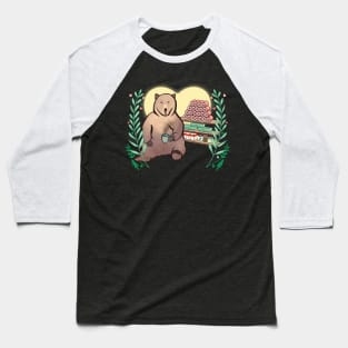 Bear hibernation Baseball T-Shirt